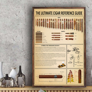 The Ultimate Cigar Reference Guide Poster - hardcopy