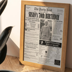 Personalized Birthday Poster - Canada - digital